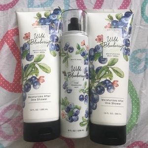 Bath and body works wild blueberry mist and wash